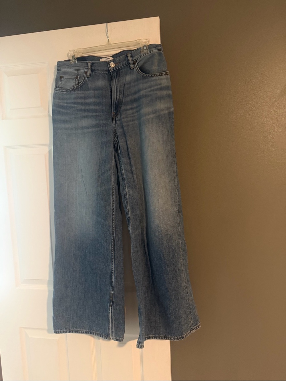 Re/Done Blue Wide-Leg jeans